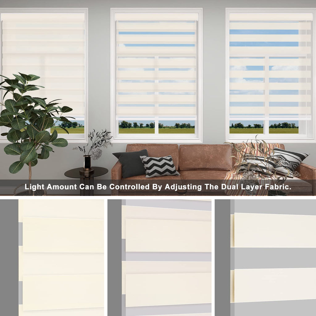 Cordless Zebra Blackout Roller Shades