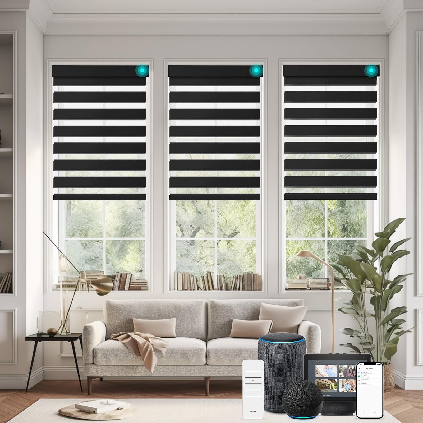 Cordless Zebra Blackout Roller Shades