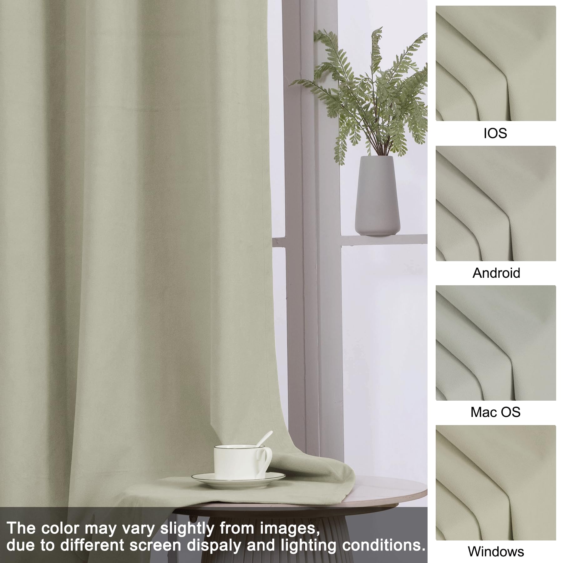 Pinch Pleated Velvet Blackout Curtains Set