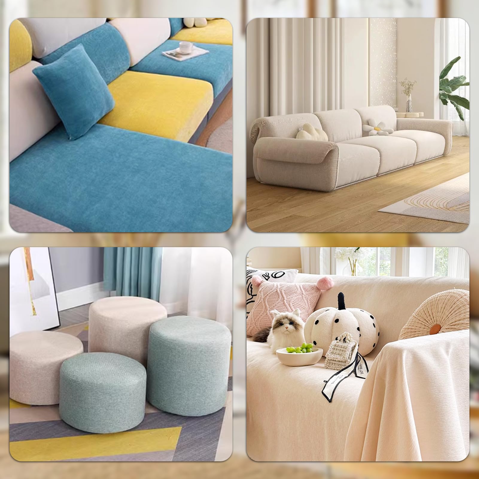 Luxury Chenille Upholstery Fabric