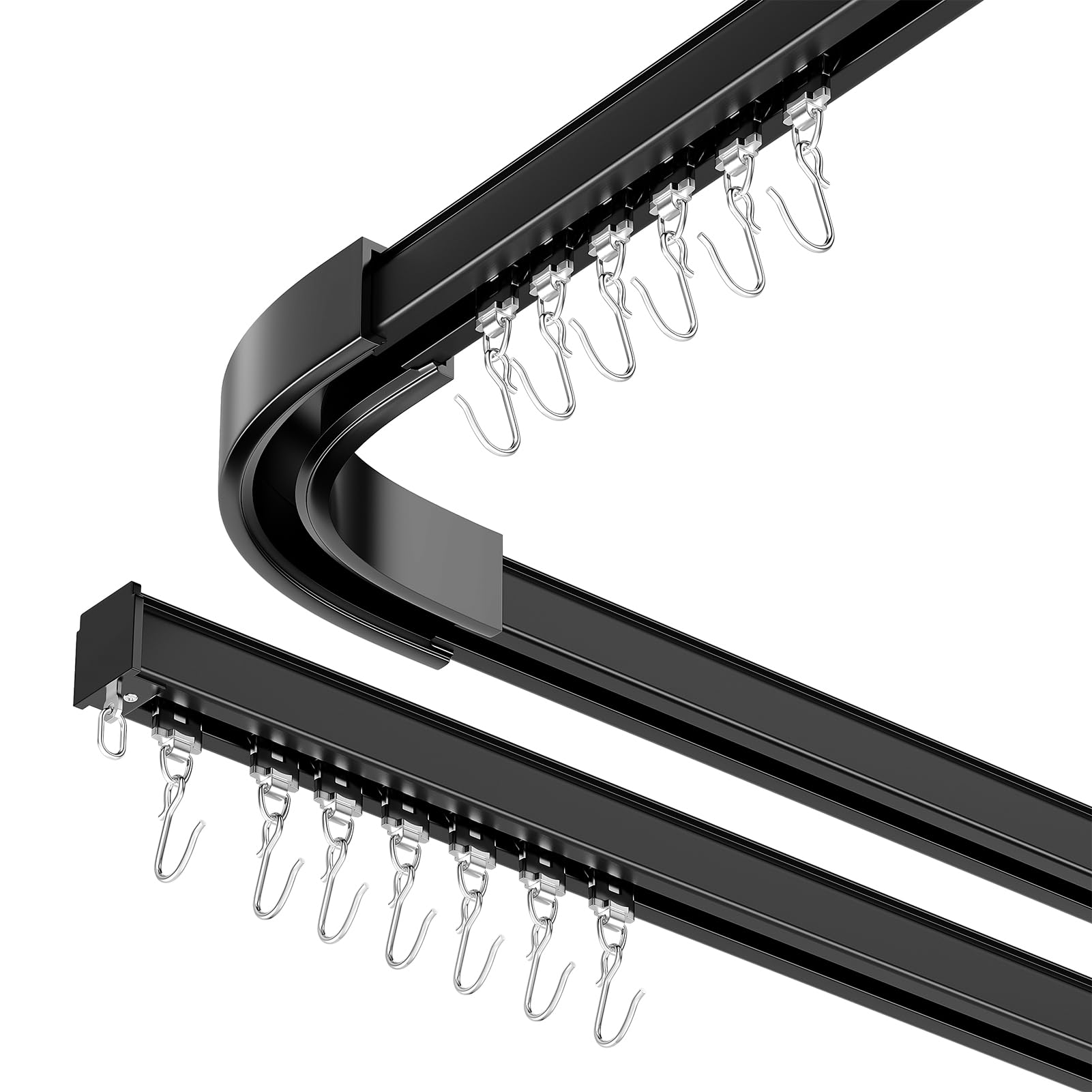 Ceiling Curtain Track System Set