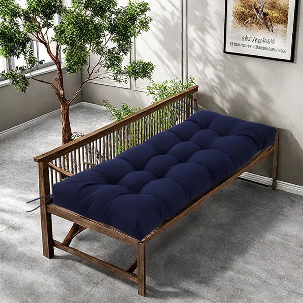 Indoor Outdoor Bench Cushion with Ties