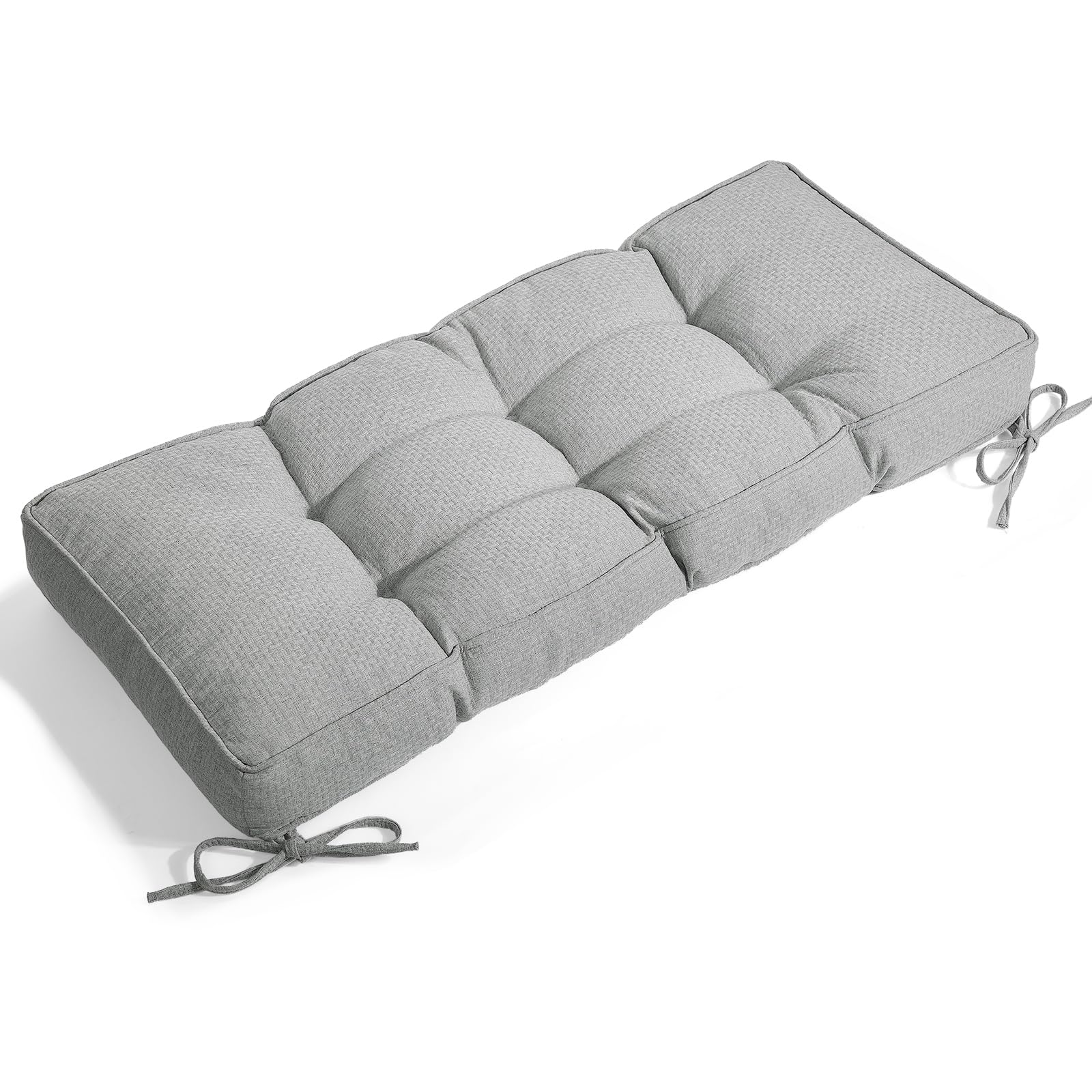 Tufted Indoor Bench Seat Cushion