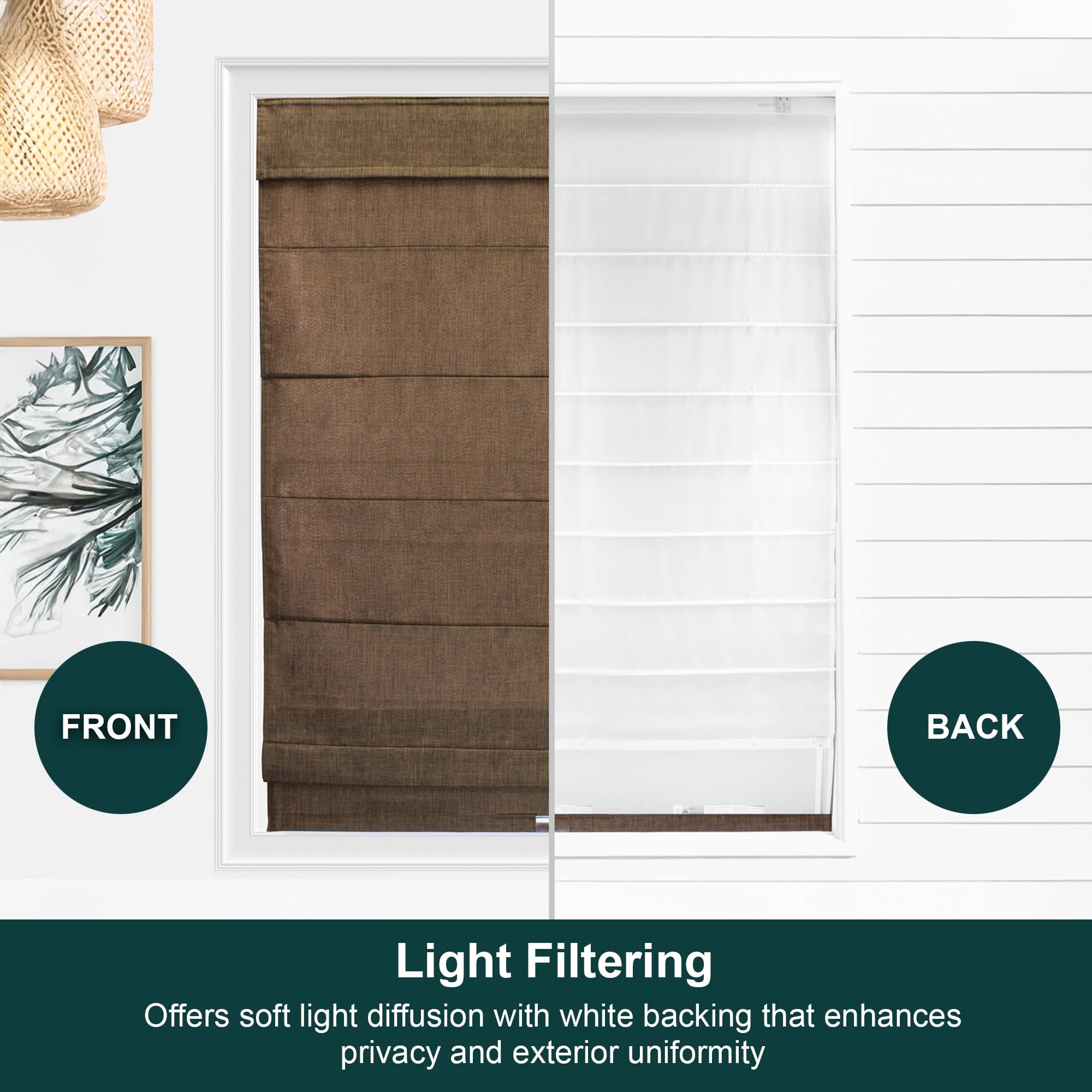 CHICOLOGY Roman Shades for Windows