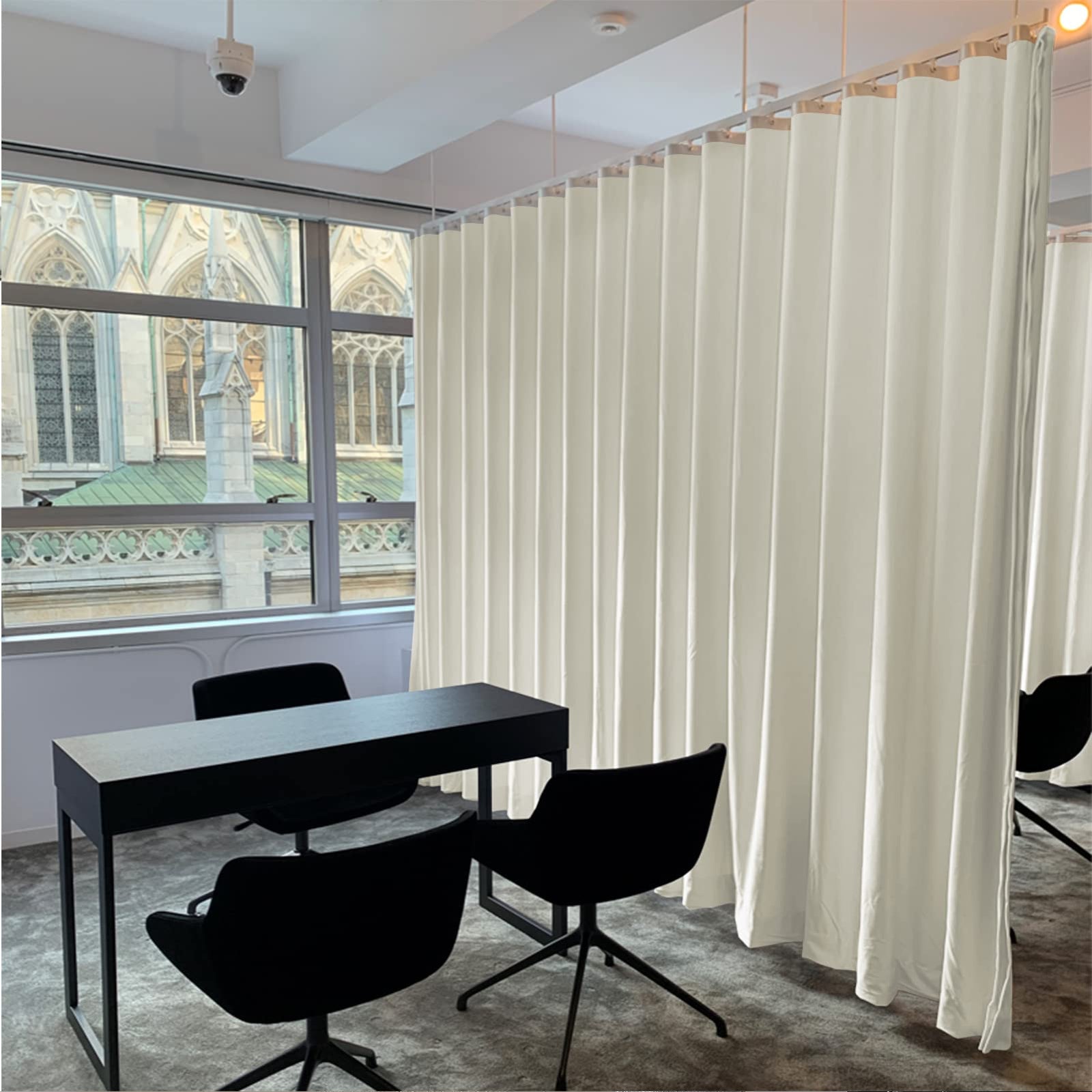 Double Layer Velvet Ripple Fold Curtain Panel