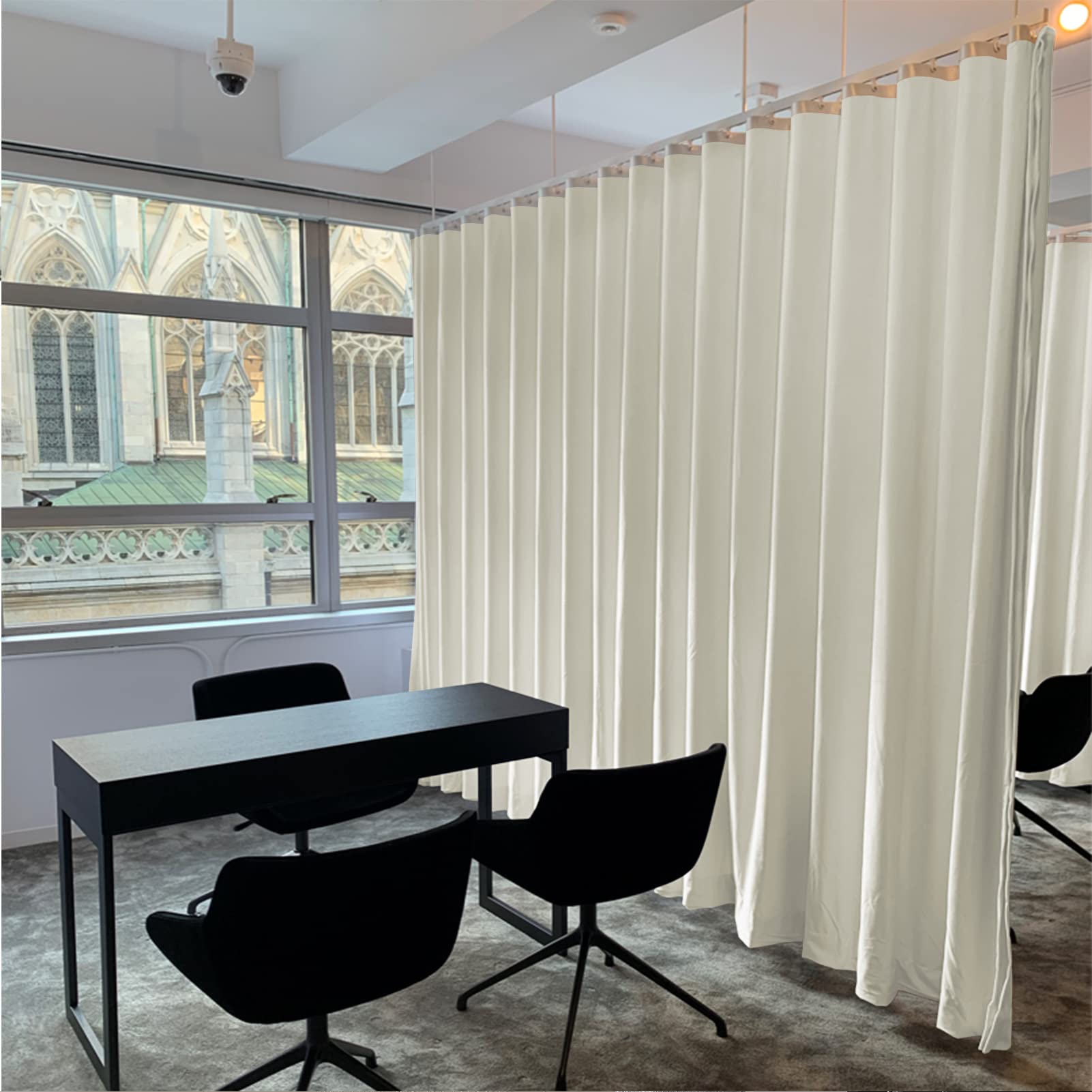 Double Layer Velvet Ripple Fold Curtain Panel