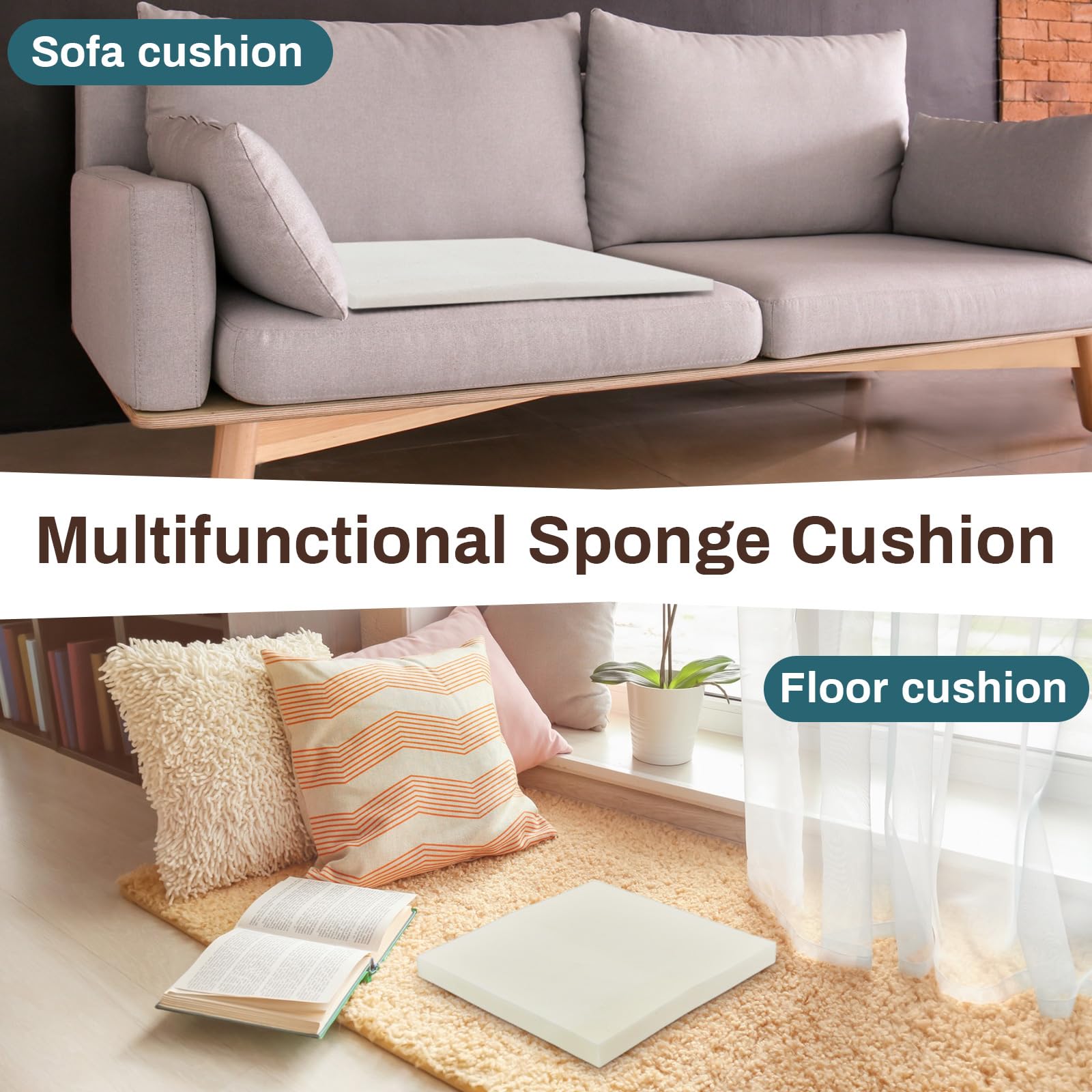 High Density Upholstery Foam Cushion Set