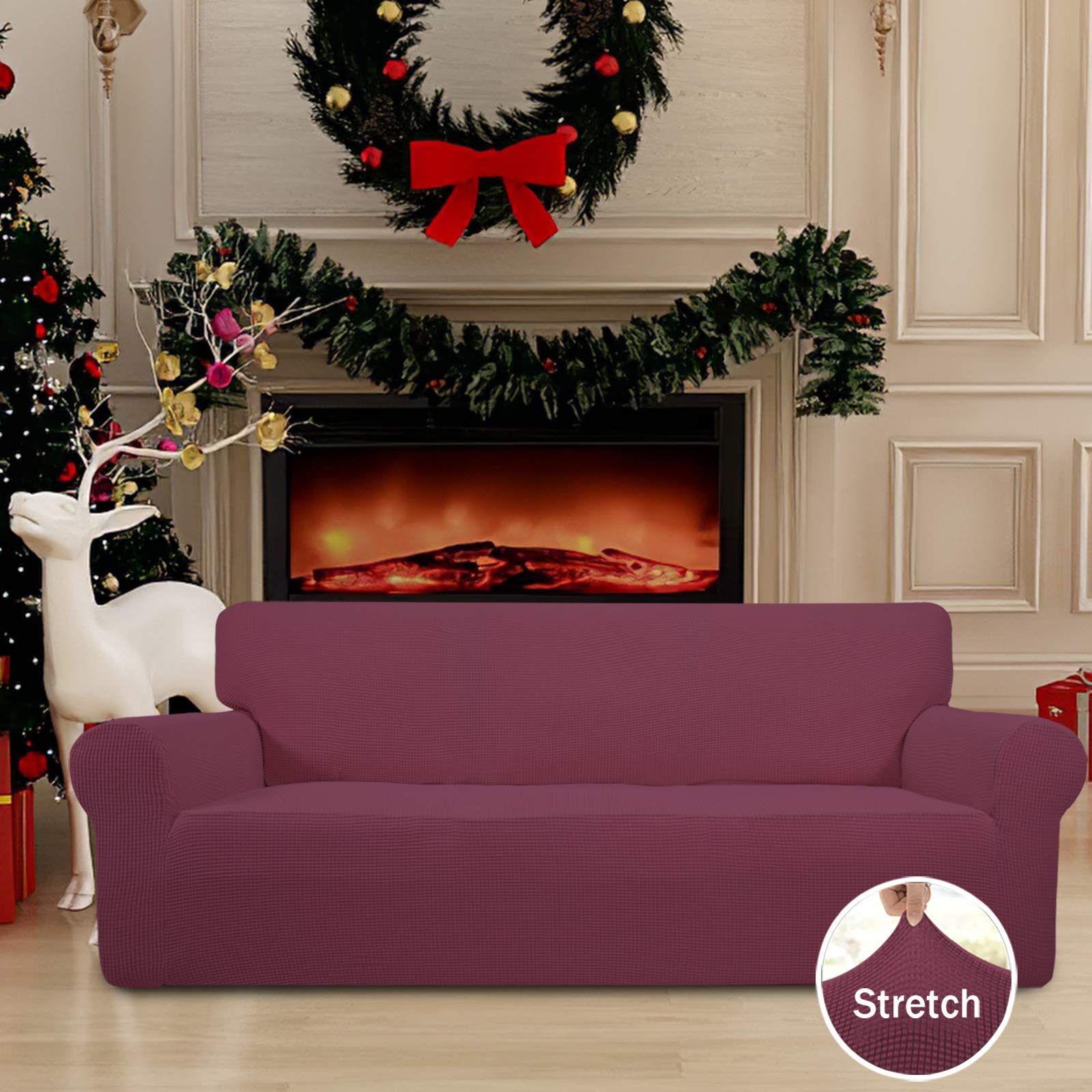 Stretch Jacquard Sofa Slipcover