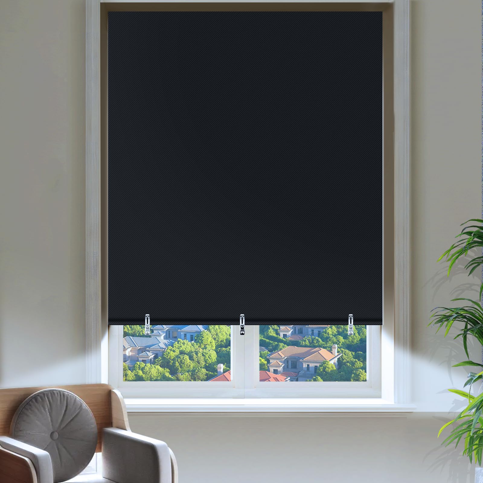 Self-Adhesive Blackout Window Blind