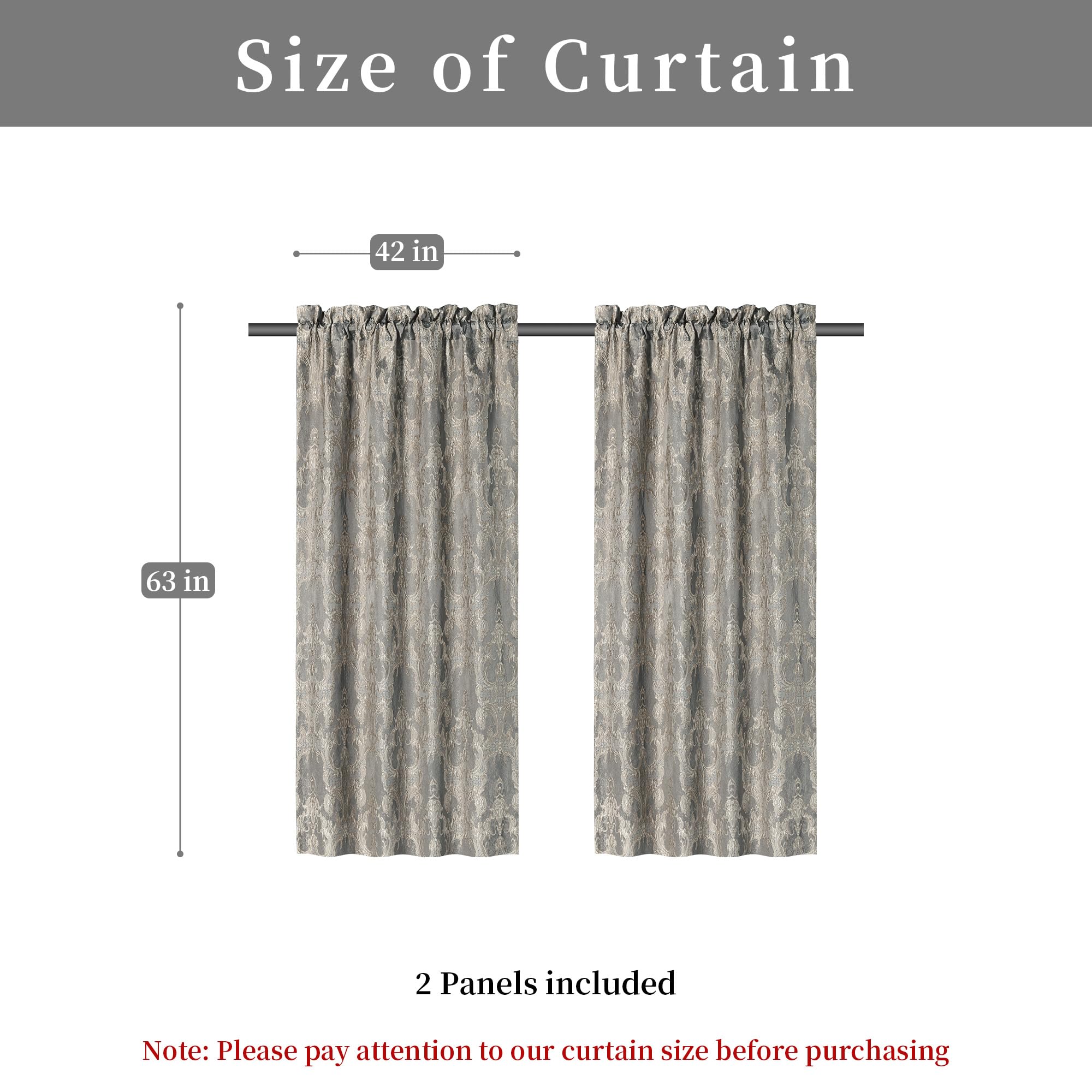 Loom and Mill Luxury Curtains for Living Room