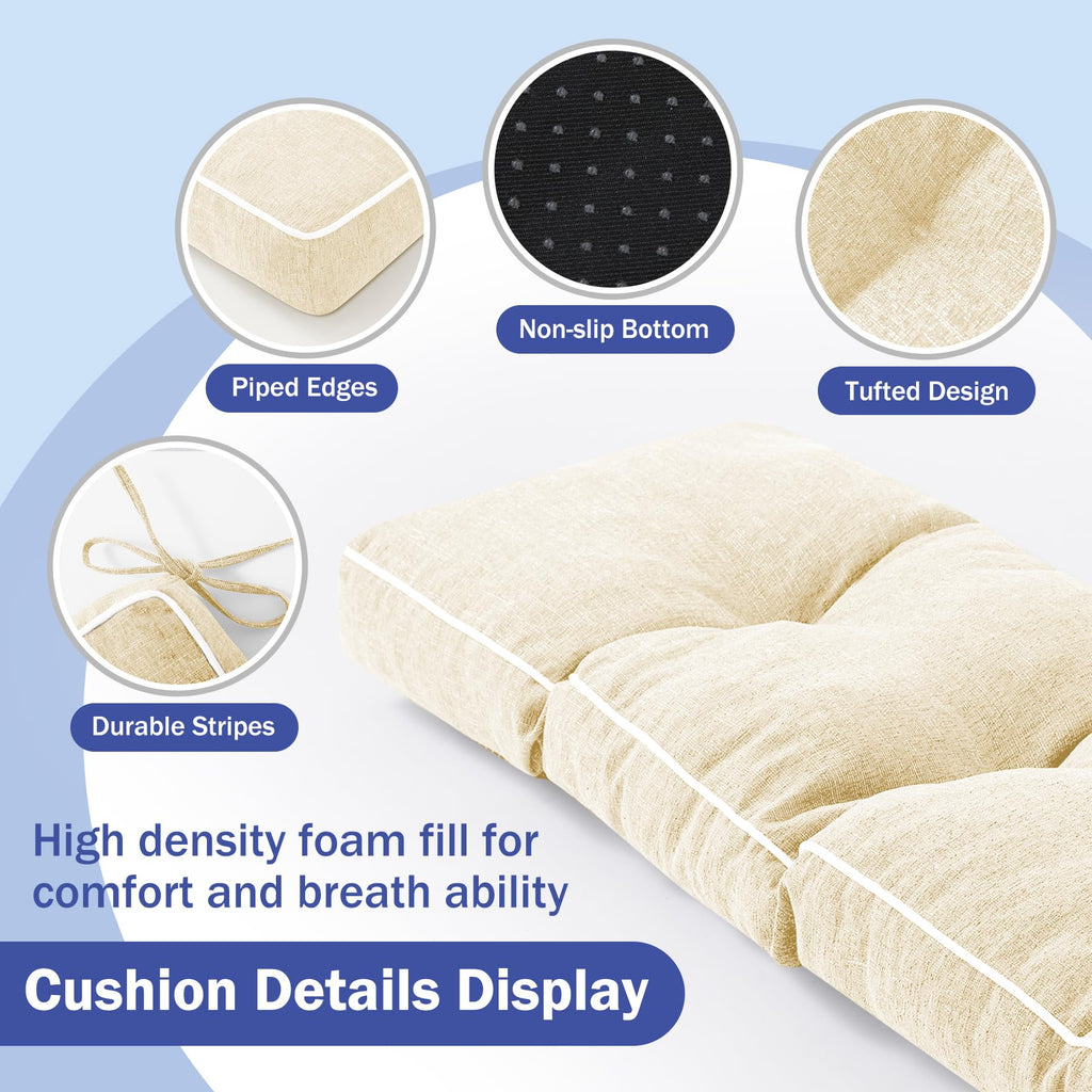 Indoor Outdoor Bench Cushion Pad