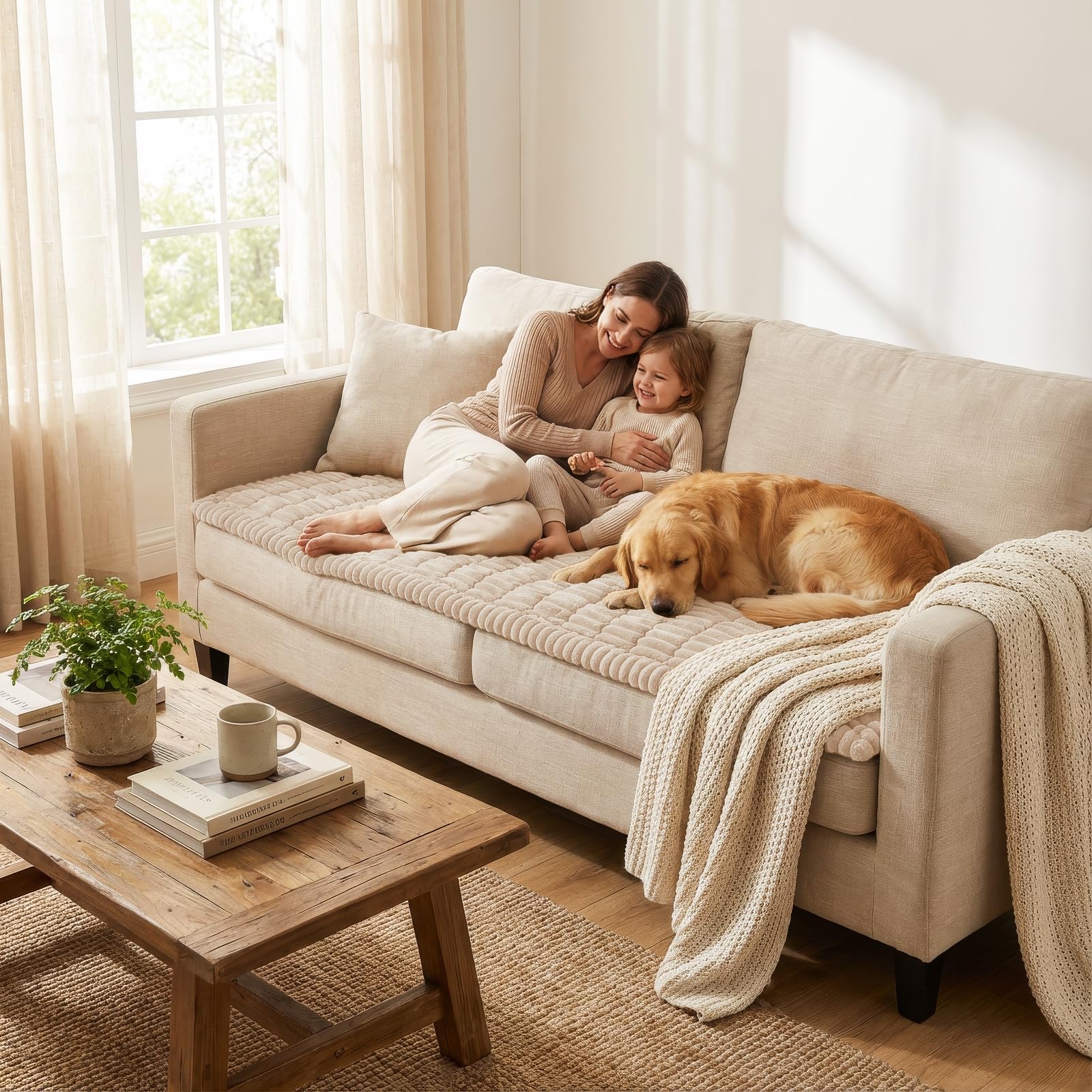 Non-Slip Pet Sofa Protector Cover