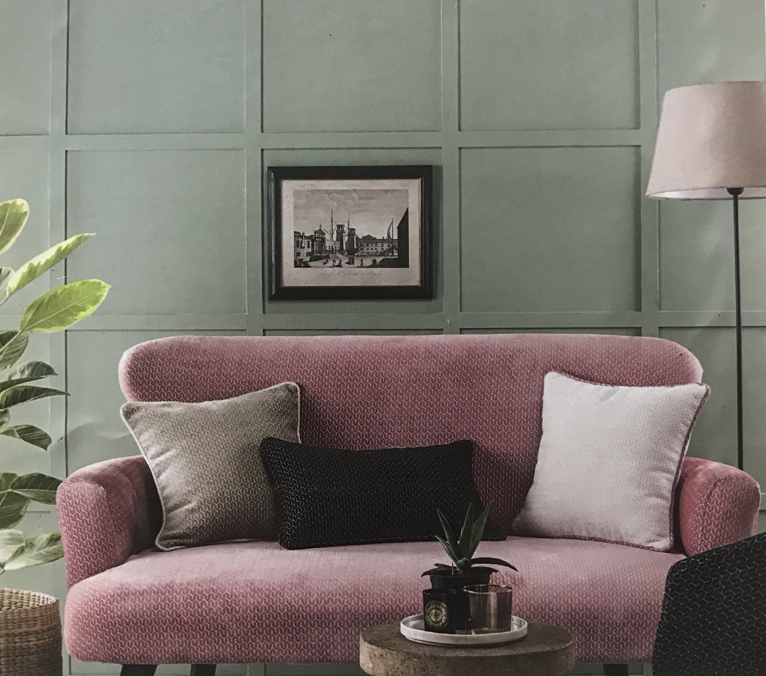 Chenille Jacquard Upholstery Fabric by the Yard
