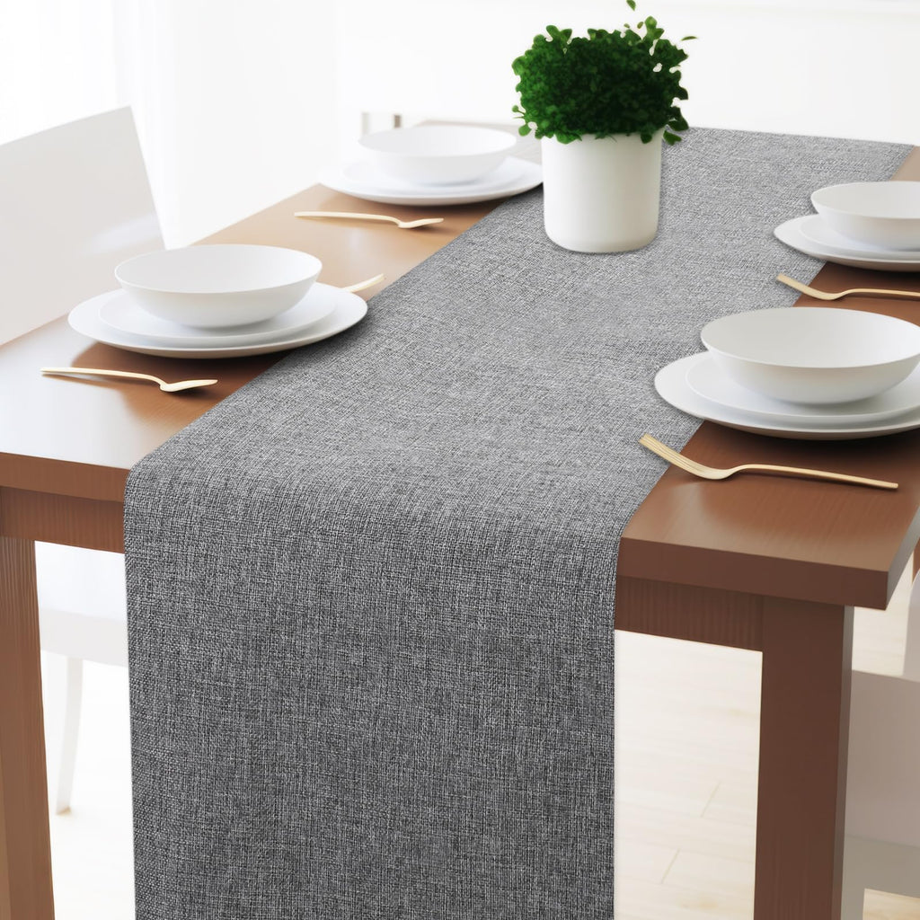Faux Linen Upholstery Fabric by the Yard