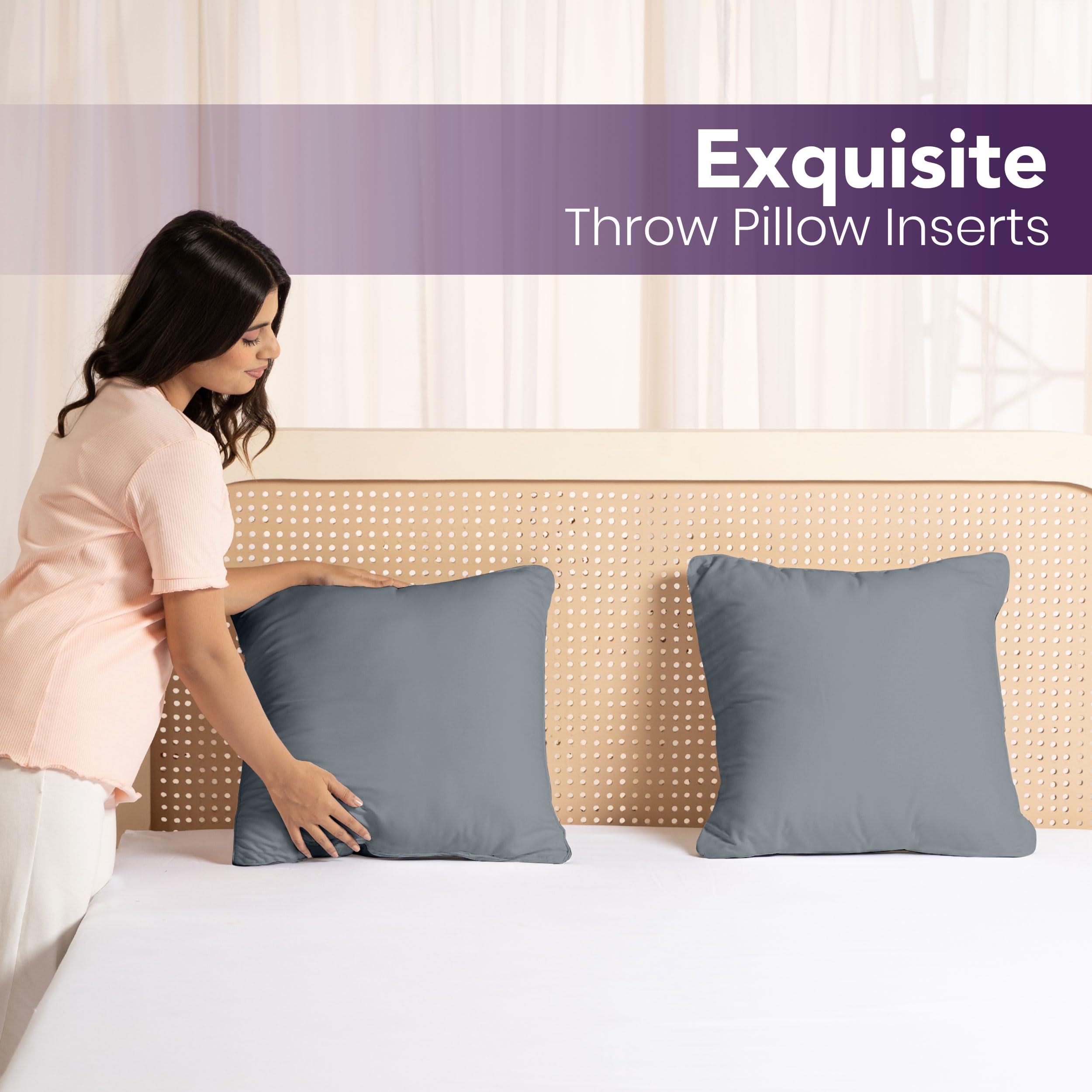 Decorative Throw Pillow Inserts Set