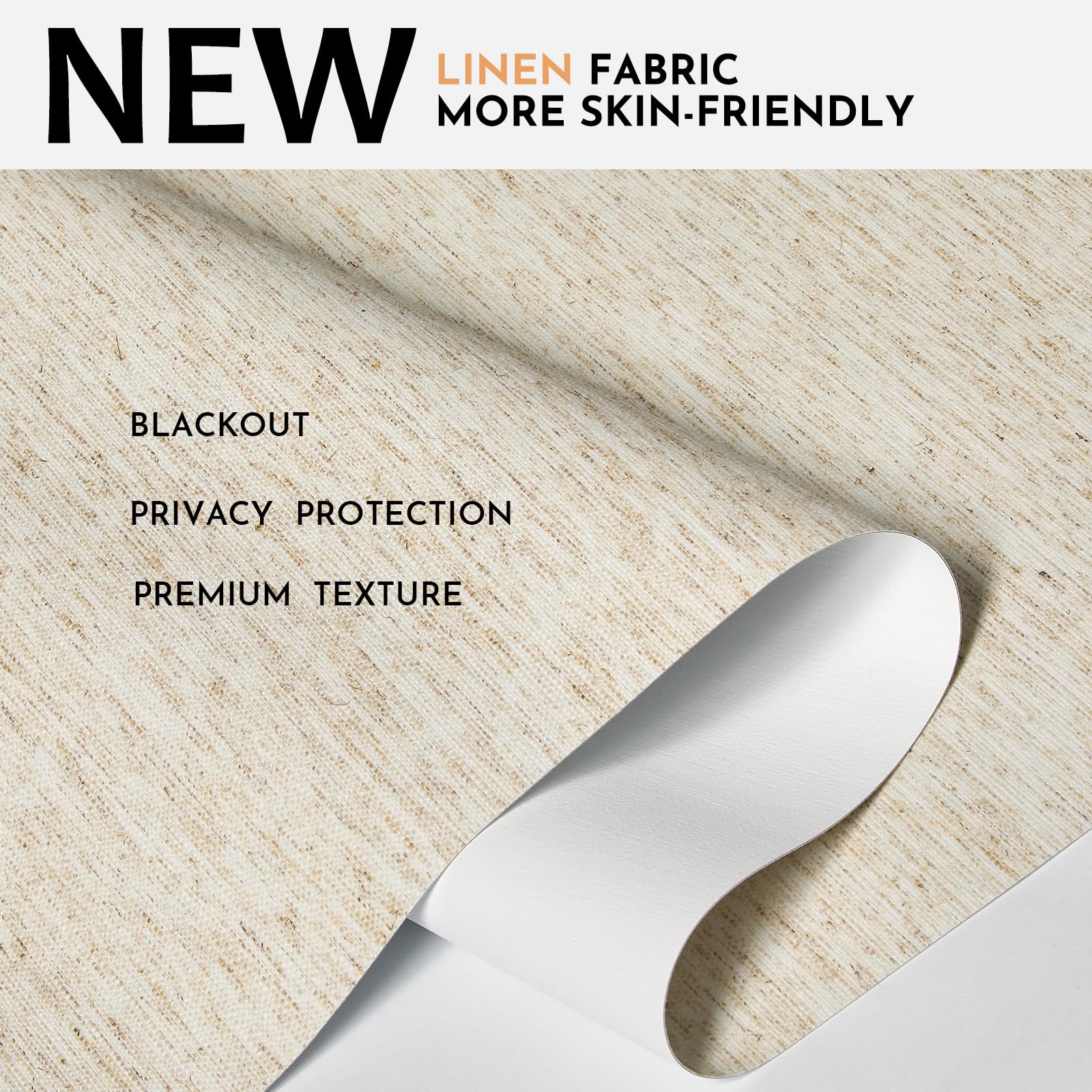 Cordless Linen Blackout Roller Shade