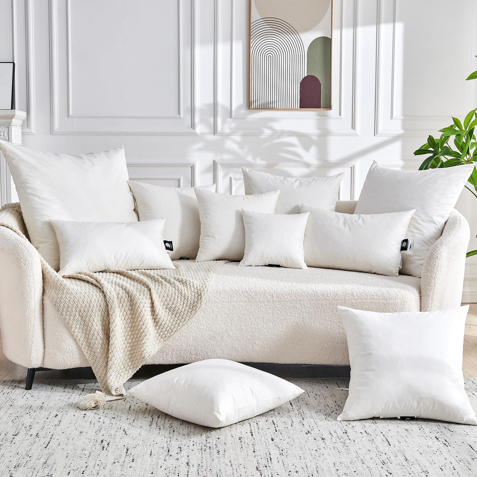 TOPGREEN Feather Down Pillow Insert