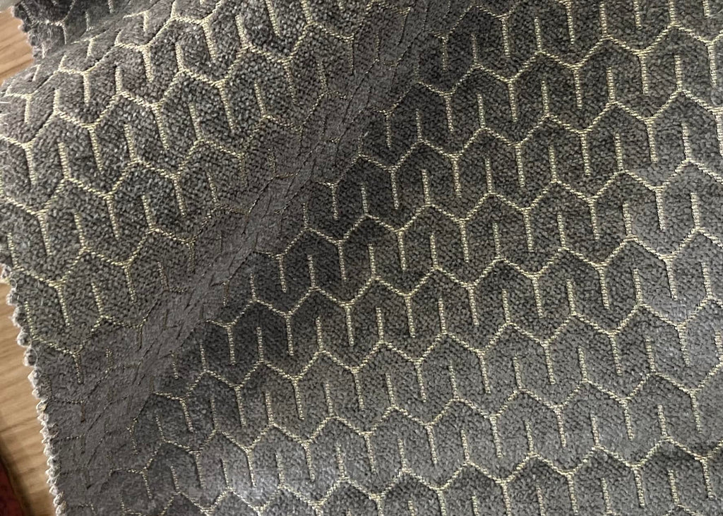 Chenille Jacquard Upholstery Fabric by the Yard