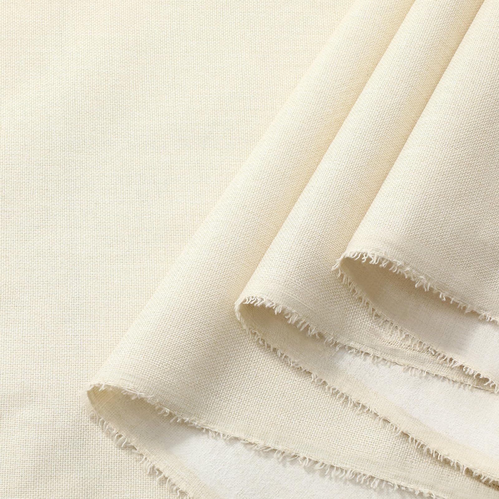Faux Linen Upholstery Fabric by the Yard