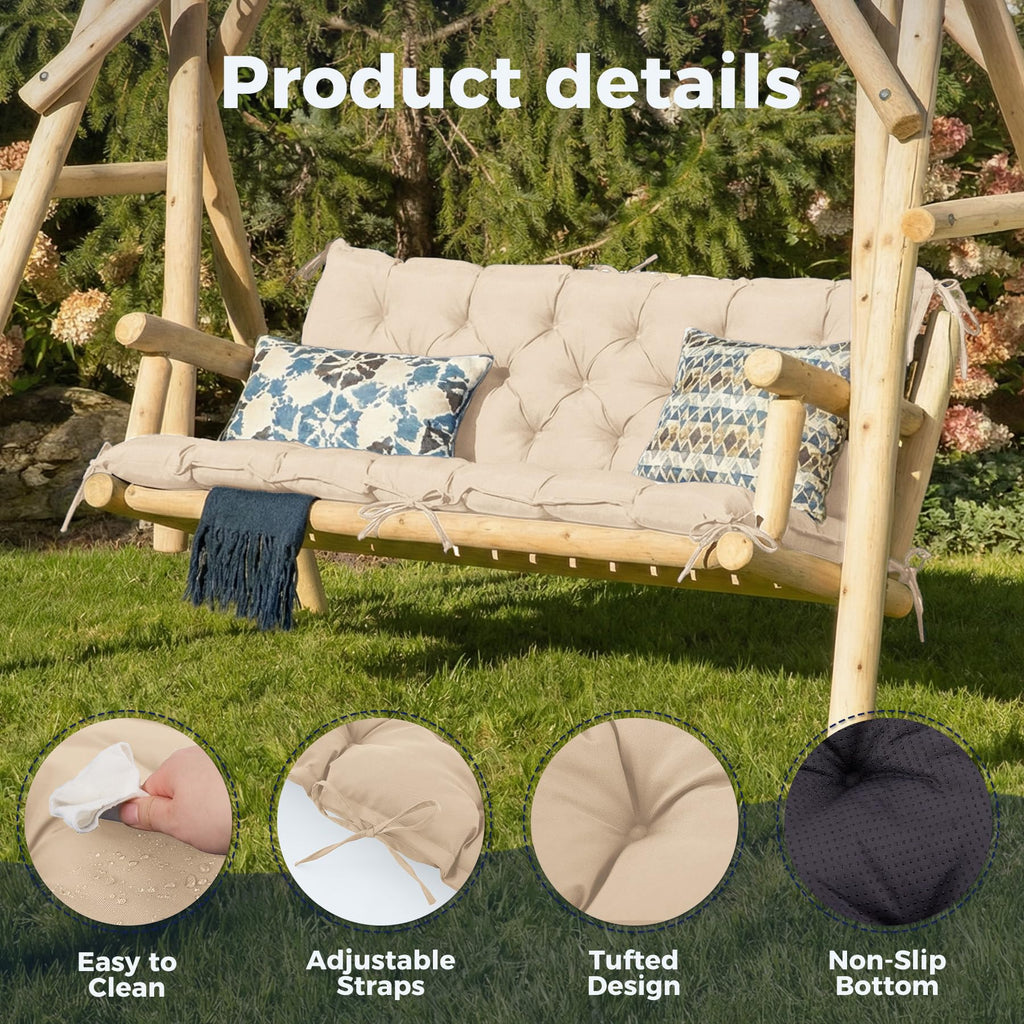 IASEAHK Porch Swing Cushions