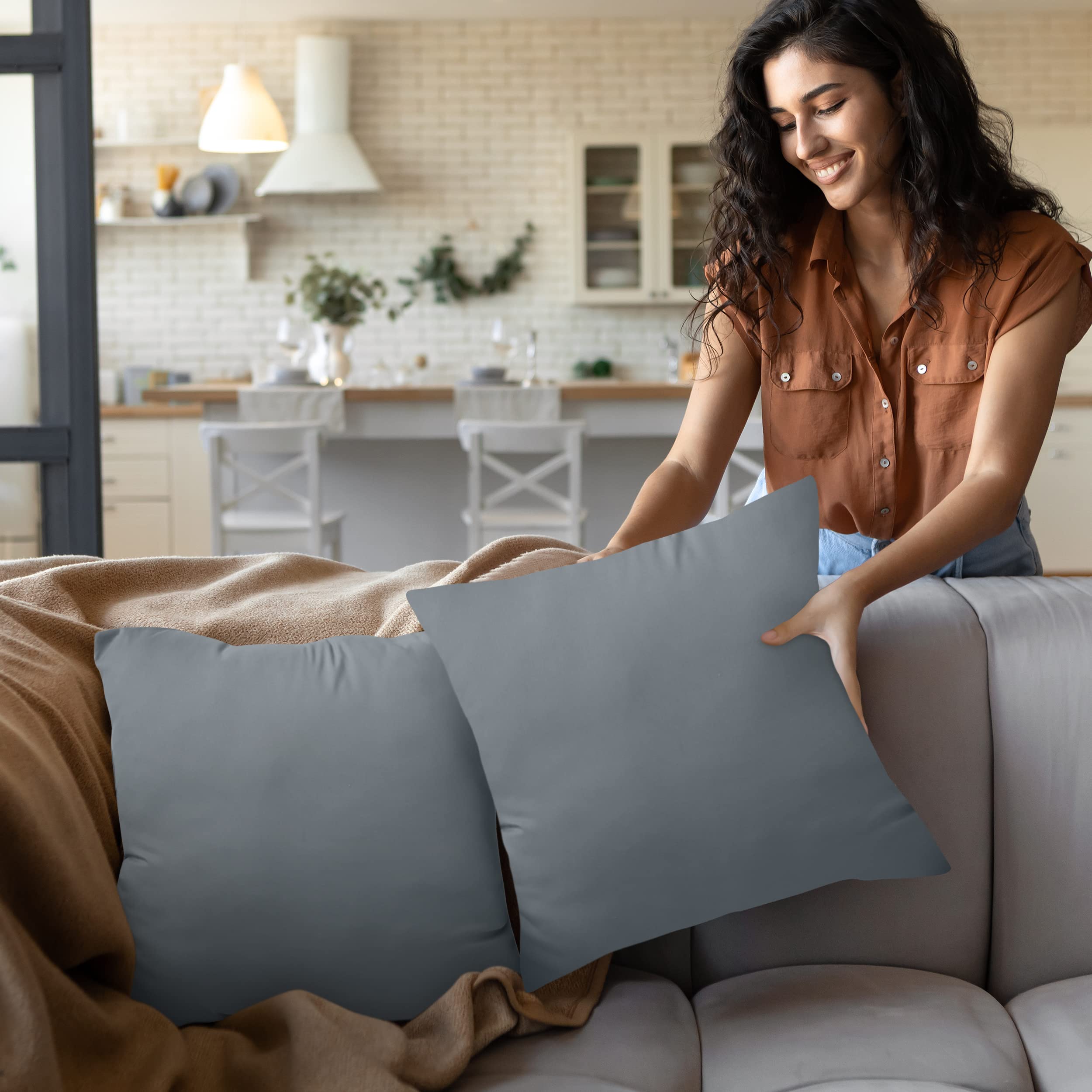 Decorative Throw Pillow Inserts Set