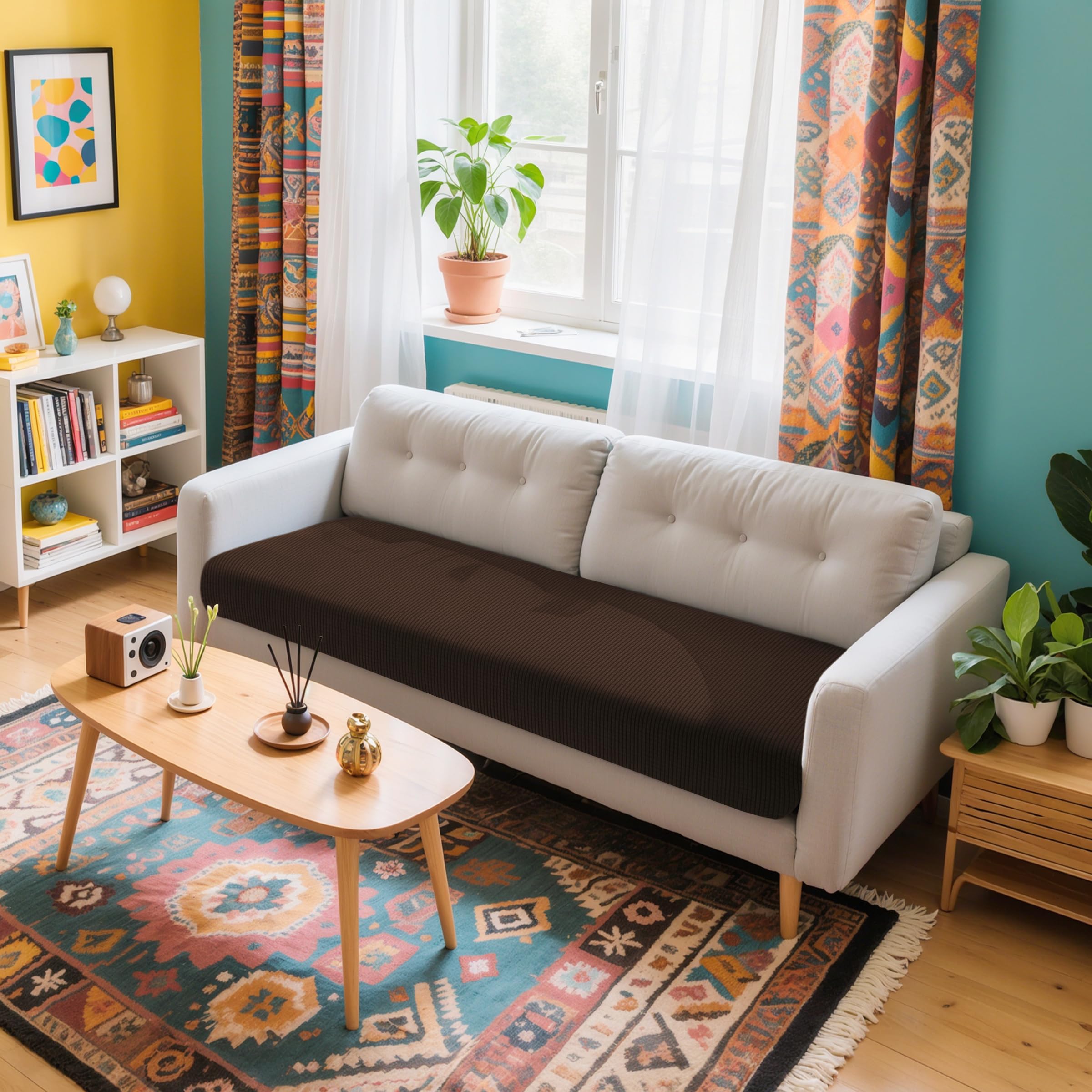 Stretch Reversible Cushion Slipcovers Set