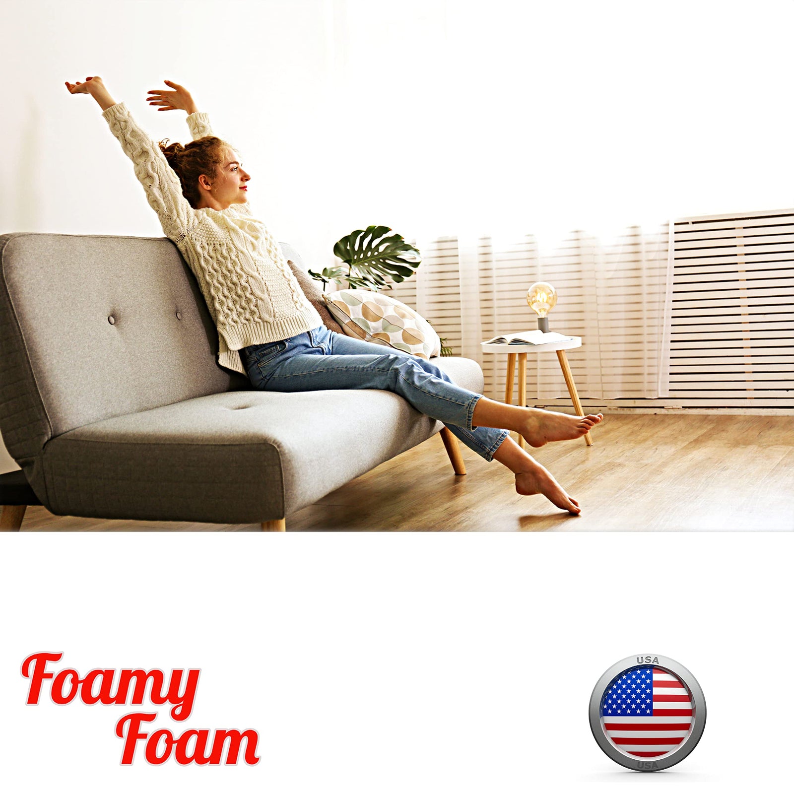 High Density Upholstery Foam Cushion Block Set