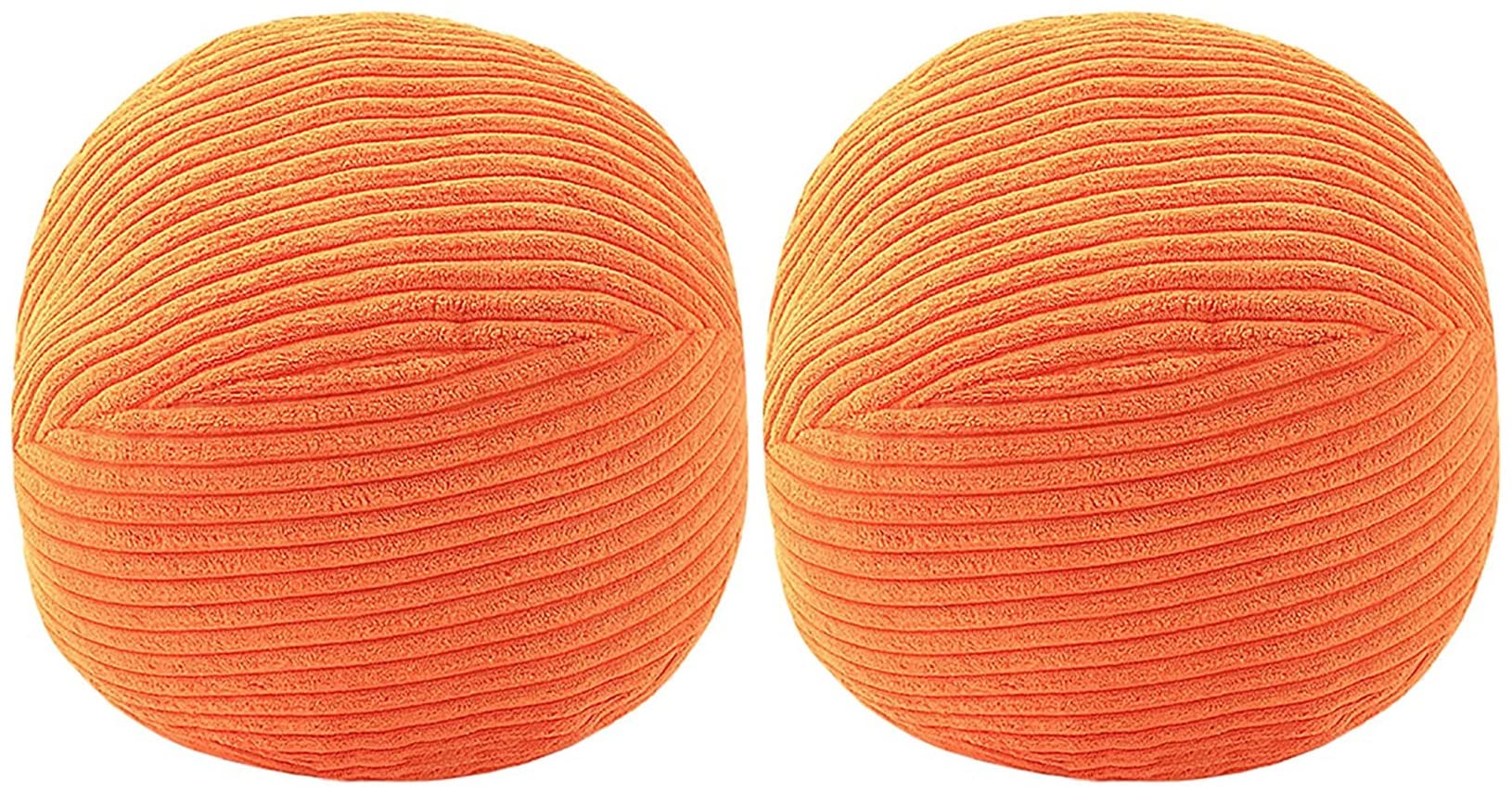 Corduroy Plush Ball Throw Pillow Set