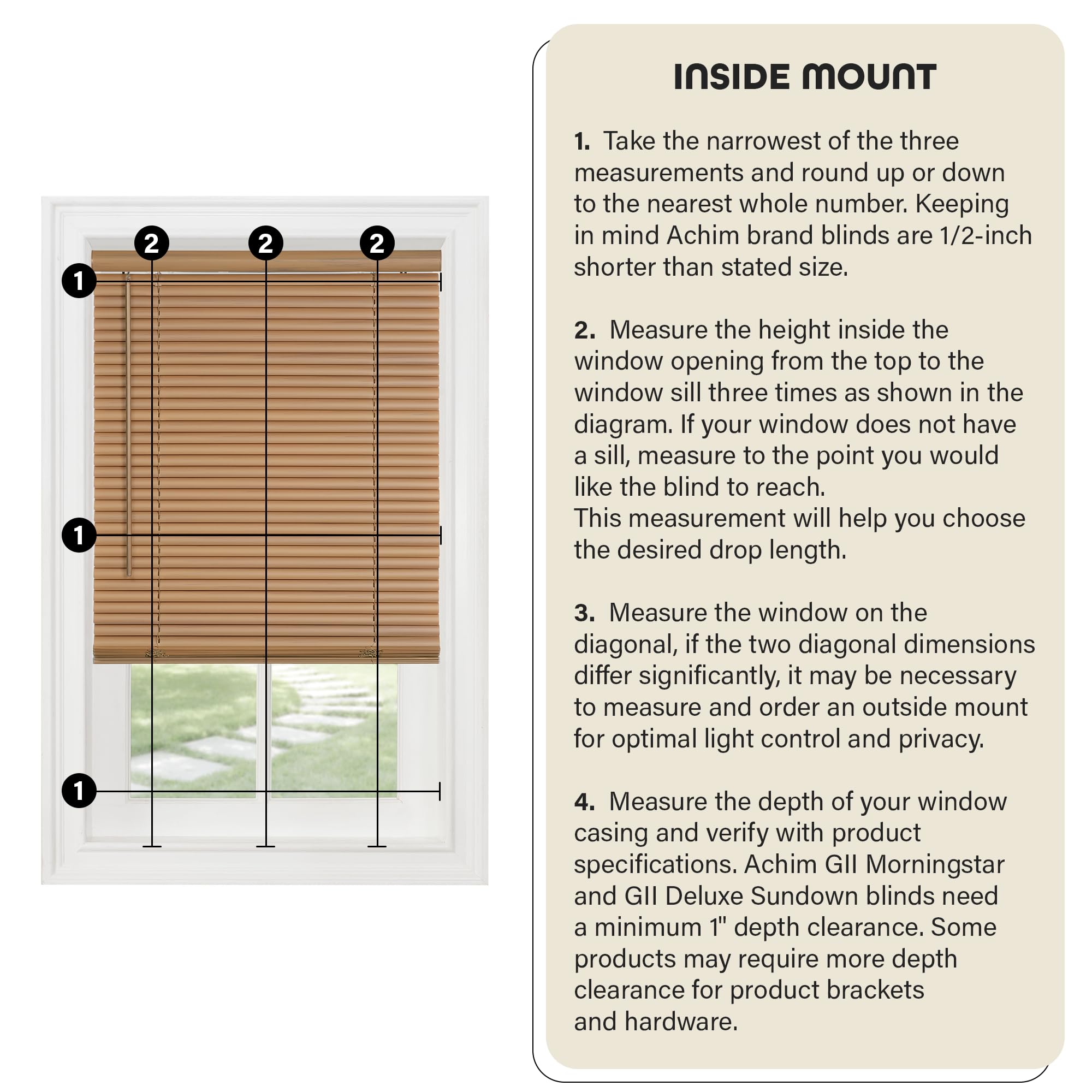 Cordless Light Filtering Mini Blind