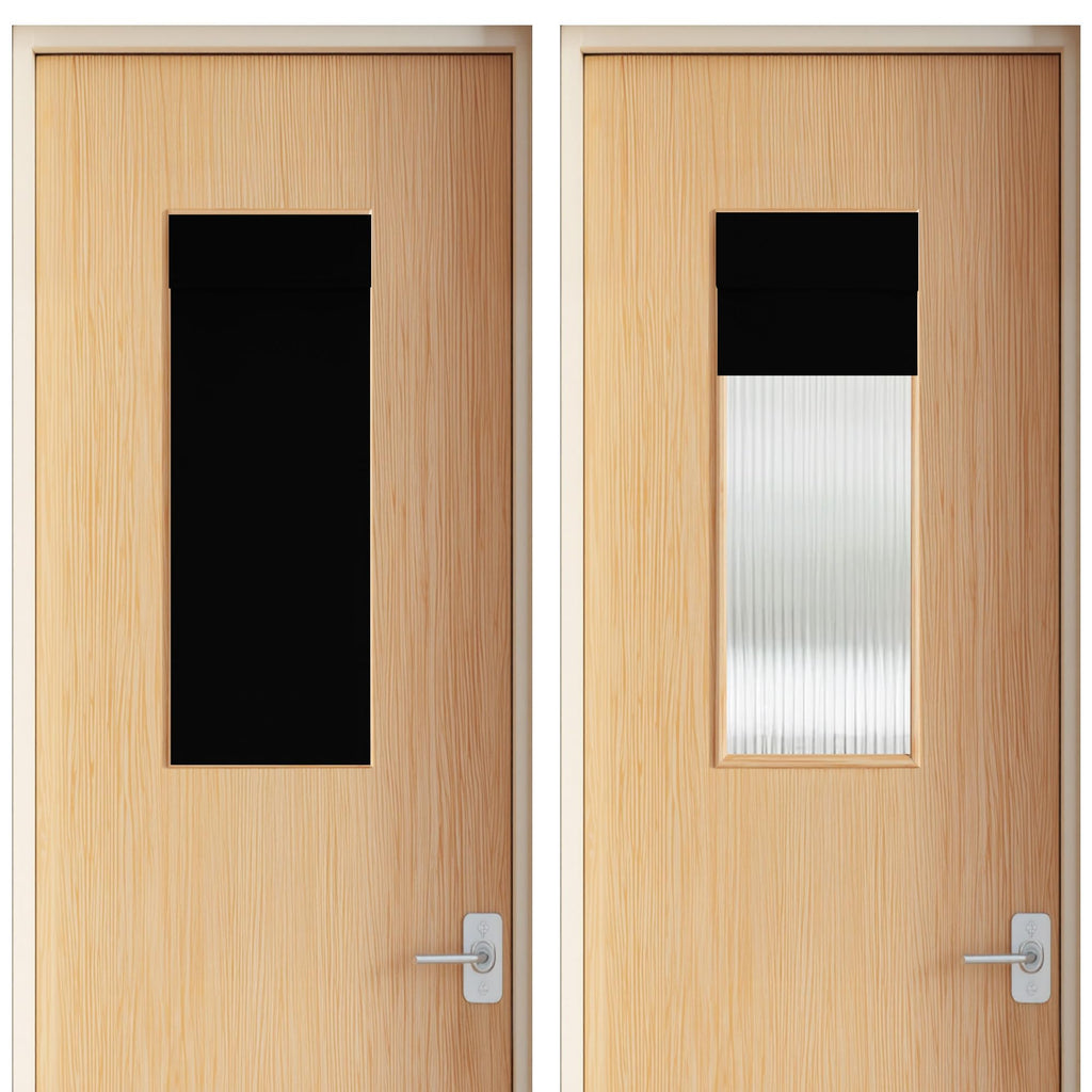 Linen Blend Blackout Roman Door Shade