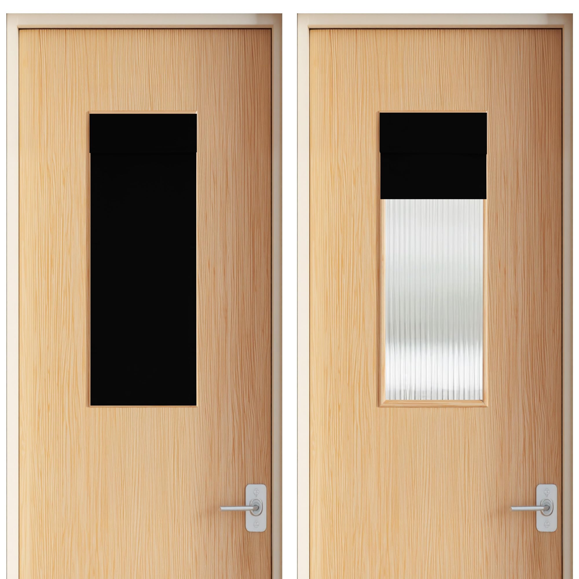 Linen Blend Blackout Roman Door Shade