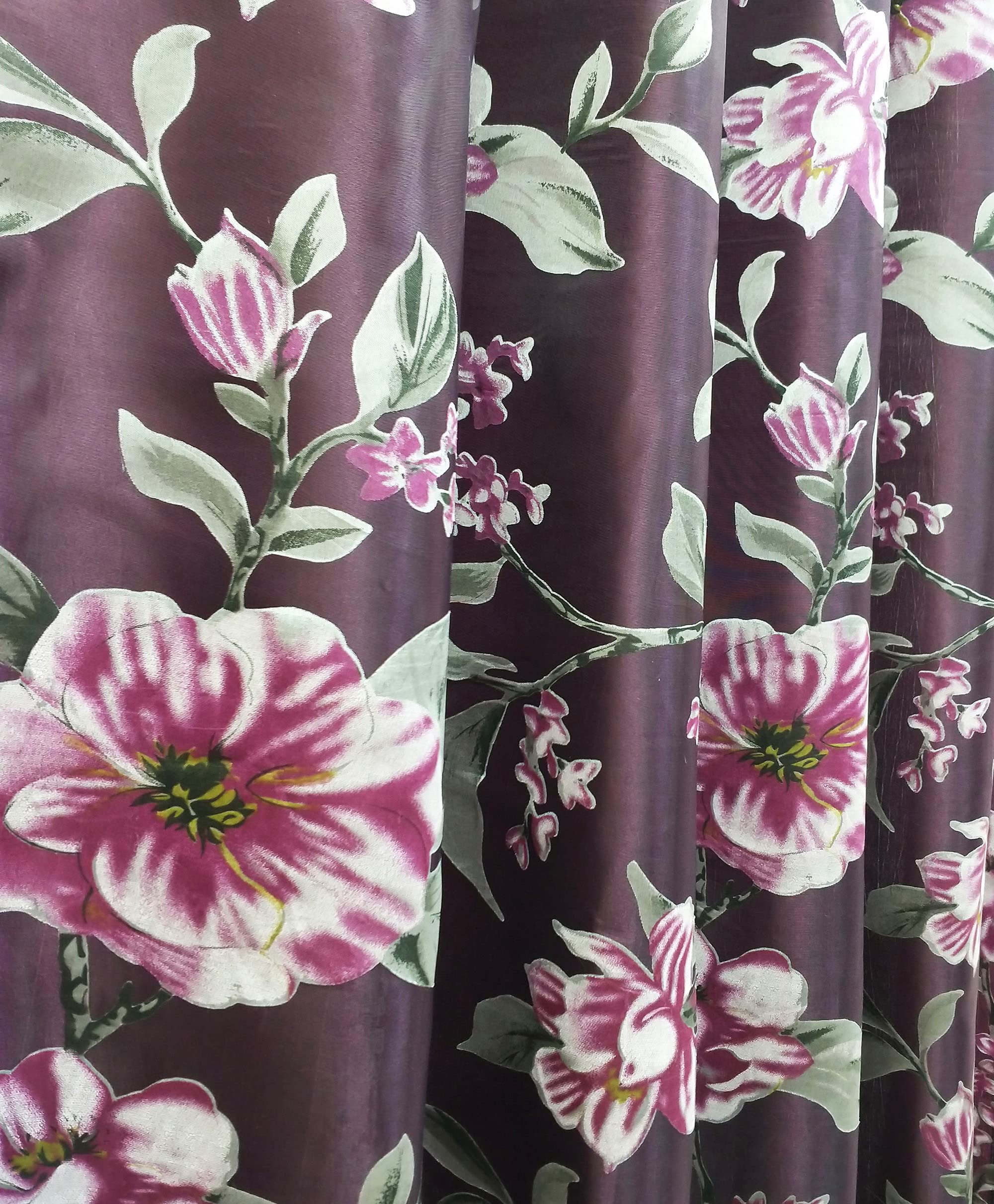 Burnout Organza Window Curtain Set