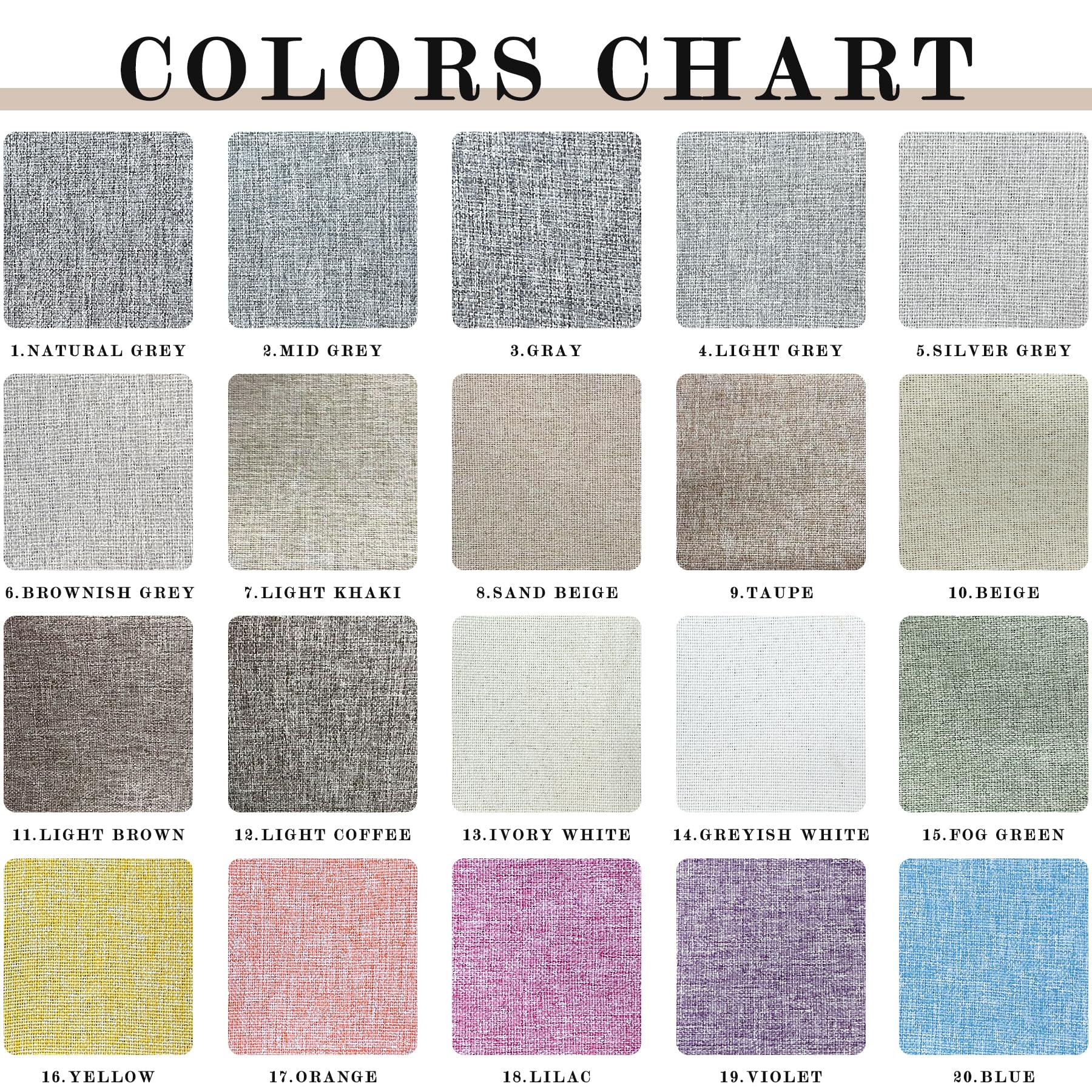 2-in-1 Linen Blackout Pinch Pleat Curtains Set