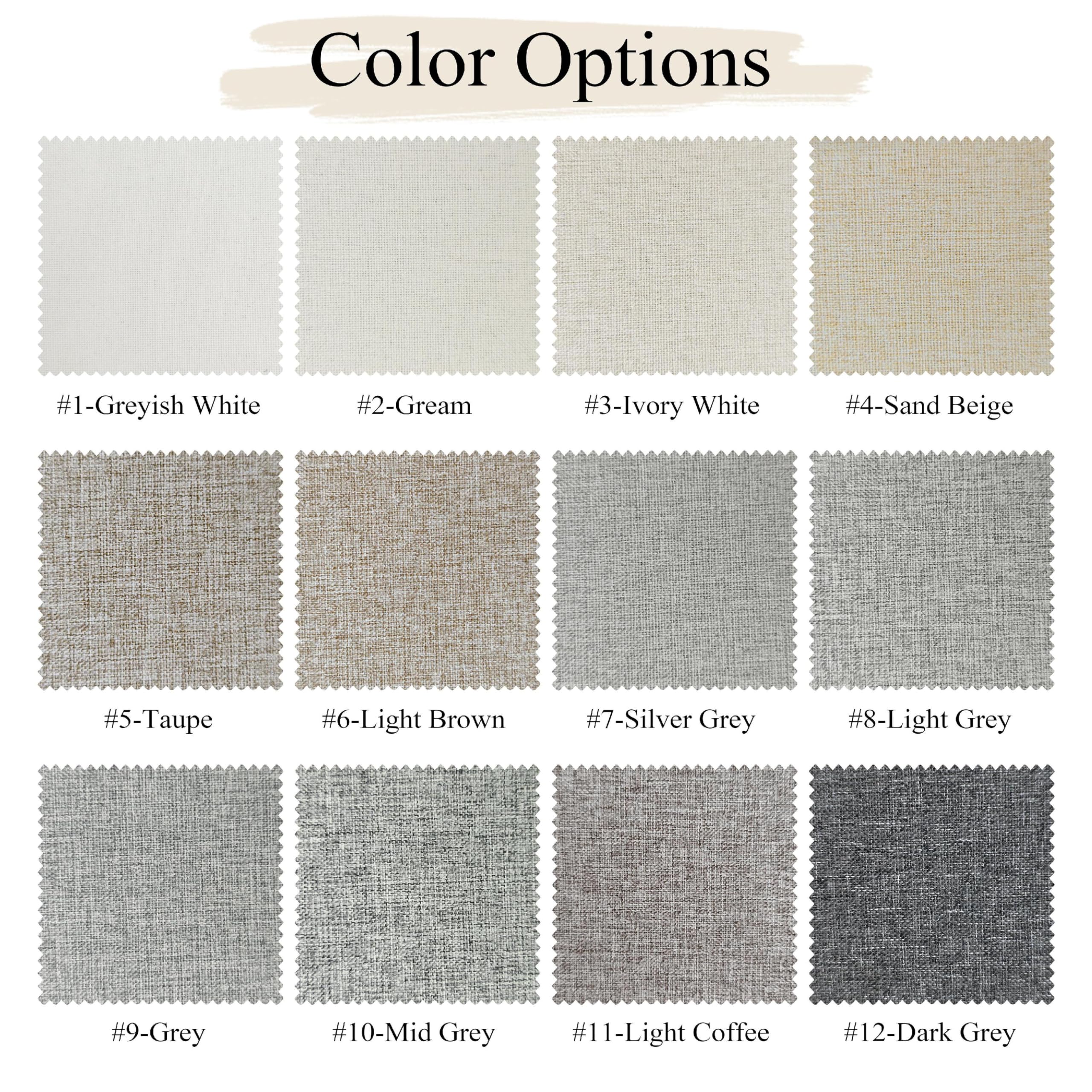 Pinch Pleated Linen Blackout Sliding Door Curtains Set