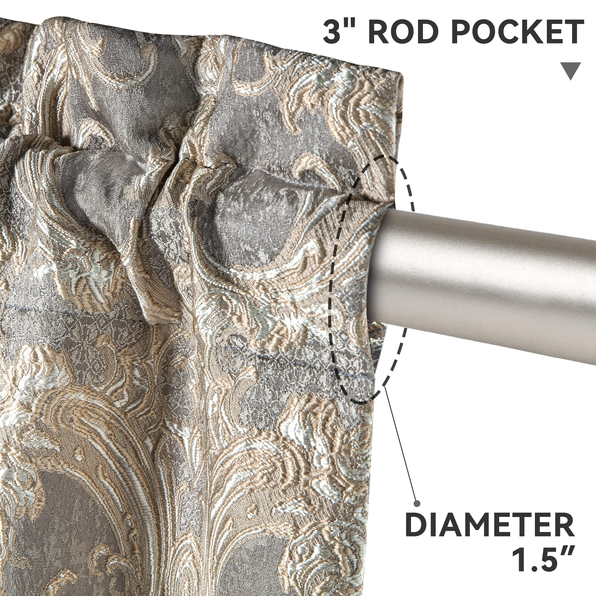 Loom and Mill Luxury Curtains for Living Room