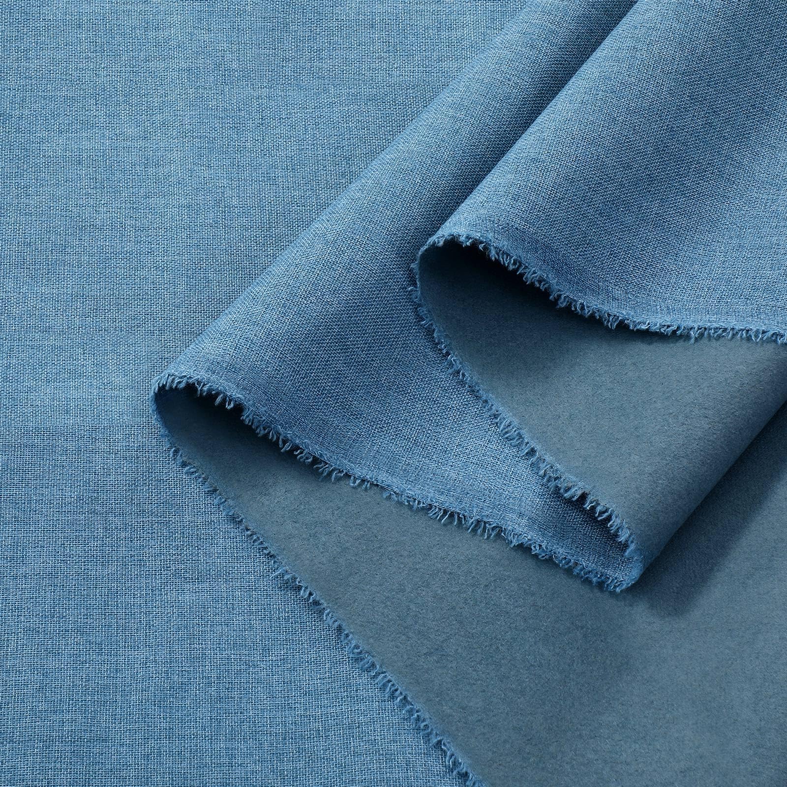 Faux Linen Upholstery Fabric by the Yard